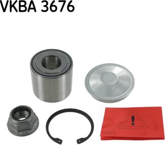 SKF VKBA 3676 - Комплект подшипника ступицы колеса avtokuzovplus.com.ua