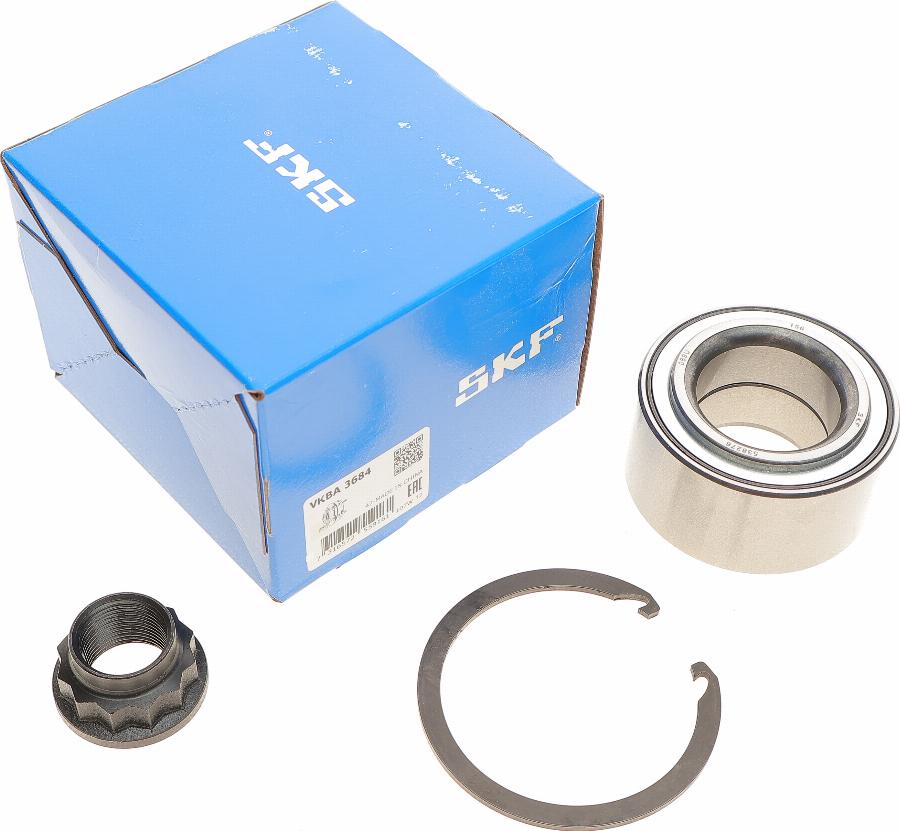 SKF VKBA 3684 - Комплект підшипника маточини колеса autocars.com.ua