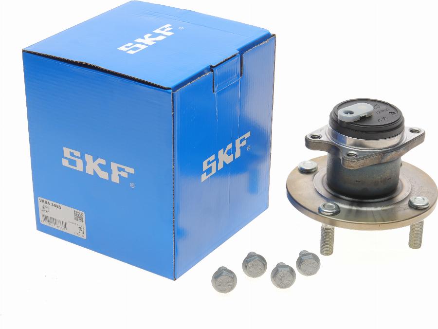 SKF VKBA 3685 - Комплект підшипника маточини колеса autocars.com.ua