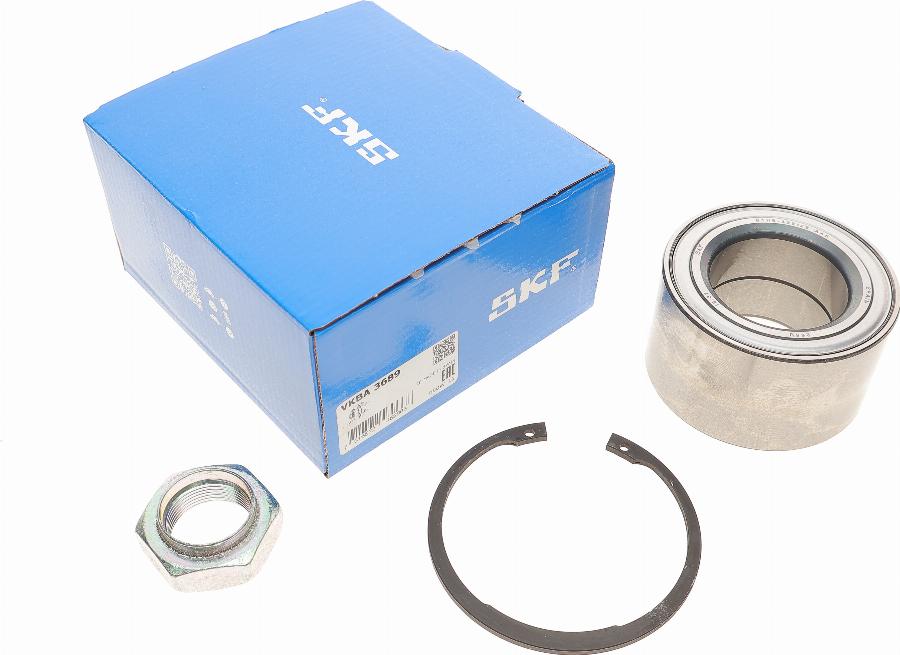 SKF VKBA 3689 - Комплект подшипника ступицы колеса avtokuzovplus.com.ua