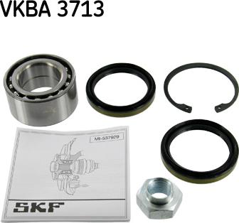 SKF VKBA 3713 - Комплект подшипника ступицы колеса avtokuzovplus.com.ua