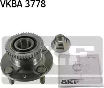 SKF VKBA3778 - Маточина колеса autocars.com.ua