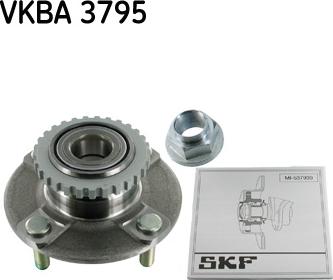 SKF VKBA 3795 - Ступица колеса, поворотный кулак avtokuzovplus.com.ua