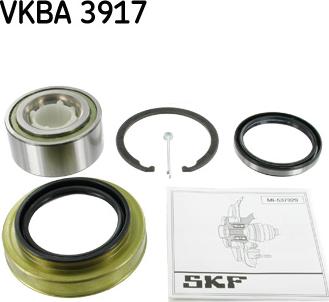 SKF VKBA 3917 - Комплект подшипника ступицы колеса avtokuzovplus.com.ua