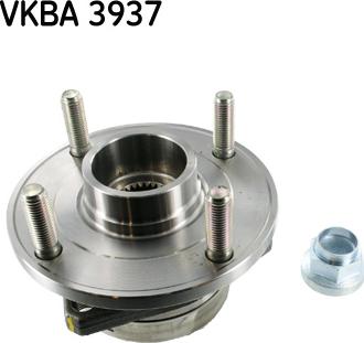 SKF VKBA 3937 - Комплект підшипника маточини колеса autocars.com.ua