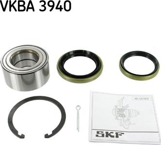 SKF VKBA 3940 - Комплект подшипника ступицы колеса autodnr.net