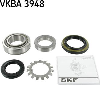 SKF VKBA 3948 - Комплект подшипника ступицы колеса autodnr.net