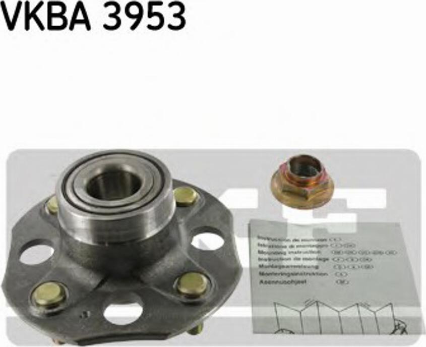 SKF VKBA 3953 - Ступица колеса, поворотный кулак avtokuzovplus.com.ua