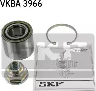 SKF VKBA 3966 - Комплект подшипника ступицы колеса autodnr.net