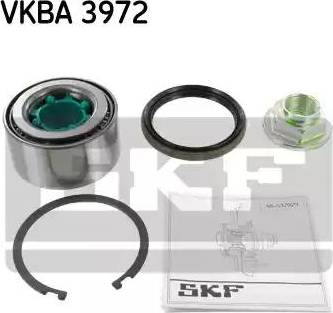 SKF VKBA 3972 - Комплект підшипника маточини колеса autocars.com.ua