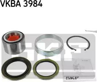 SKF VKBA 3984 - Комплект підшипника маточини колеса autocars.com.ua