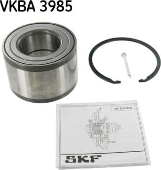 SKF VKBA 3985 - Комплект підшипника маточини колеса autocars.com.ua