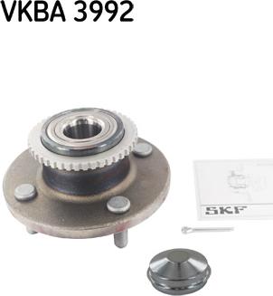 SKF VKBA 3992 - Комплект подшипника ступицы колеса avtokuzovplus.com.ua