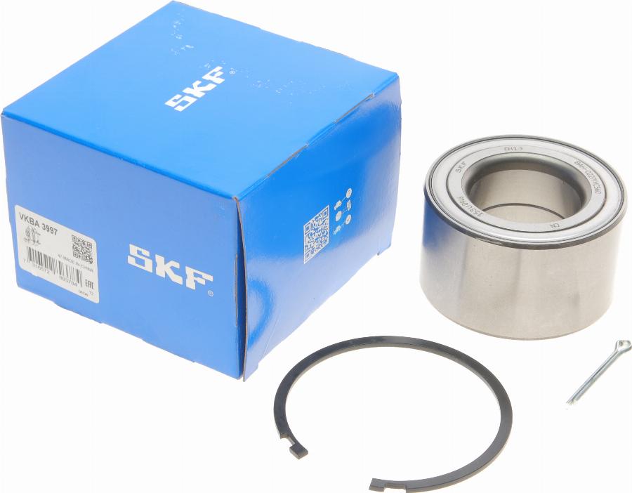 SKF VKBA 3997 - Комплект подшипника ступицы колеса avtokuzovplus.com.ua