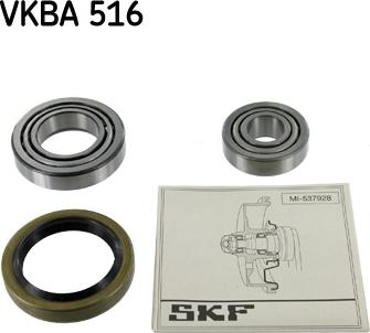 SKF VKBA 516 - Комплект підшипника маточини колеса autocars.com.ua