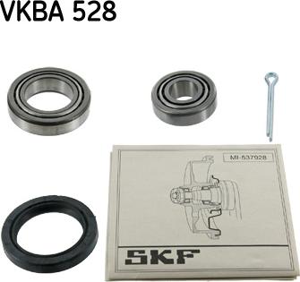 SKF VKBA 528 - Комплект підшипника маточини колеса autocars.com.ua