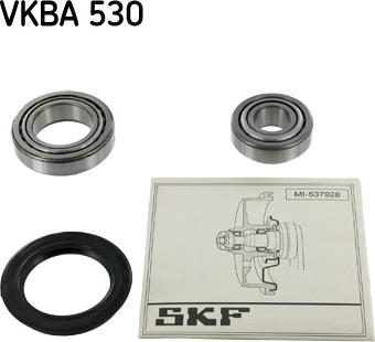 SKF VKBA 530 - Комплект подшипника ступицы колеса autodnr.net