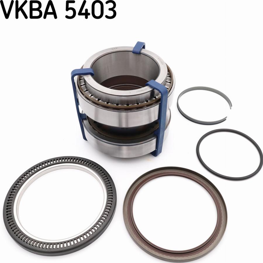 SKF VKBA 5403 - Комплект підшипника маточини колеса autocars.com.ua