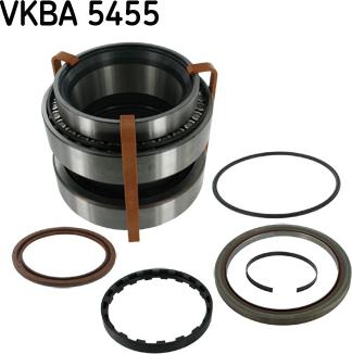 SKF VKBA 5455 - Комплект підшипника маточини колеса autocars.com.ua