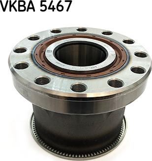 SKF VKBA 5467 - Комплект подшипника ступицы колеса avtokuzovplus.com.ua