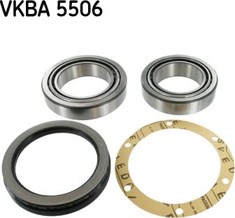 SKF VKBA 5506 - Комплект подшипника ступицы колеса avtokuzovplus.com.ua