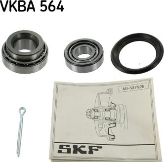 SKF VKBA 564 - Комплект подшипника ступицы колеса autodnr.net