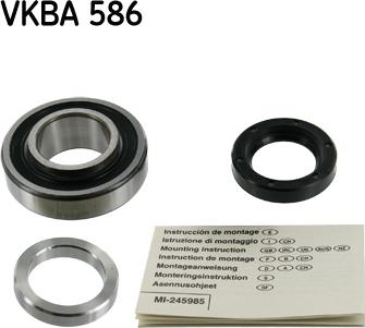 SKF VKBA 586 - Комплект підшипника маточини колеса autocars.com.ua