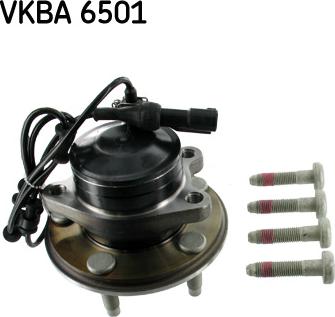 SKF VKBA 6501 - Комплект підшипника маточини колеса autocars.com.ua