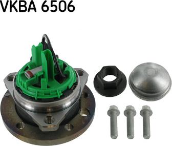 SKF VKBA 6506 - Комплект подшипника ступицы колеса avtokuzovplus.com.ua