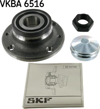 SKF VKBA 6516 - Комплект підшипника маточини колеса autocars.com.ua