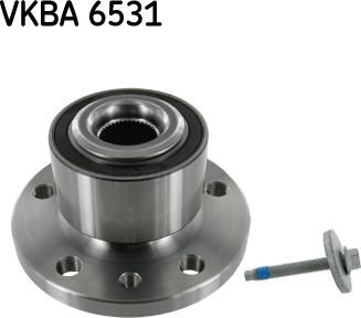 SKF VKBA 6531 - Комплект підшипника маточини колеса autocars.com.ua