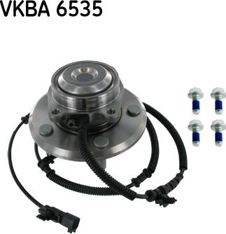 SKF VKBA 6535 - Комплект подшипника ступицы колеса autodnr.net