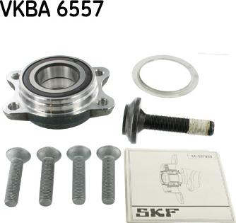 SKF VKBA 6557 - Комплект підшипника маточини колеса autocars.com.ua