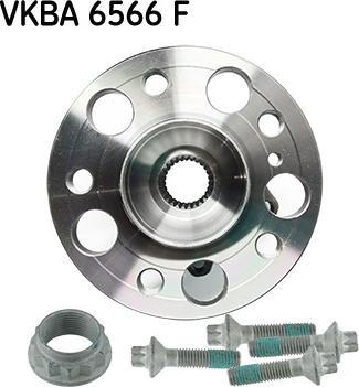 SKF VKBA 6566 F - Комплект підшипника маточини колеса autocars.com.ua