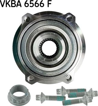 SKF VKBA 6566 F - Комплект підшипника маточини колеса autocars.com.ua