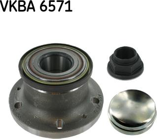 SKF VKBA 6571 - Комплект підшипника маточини колеса autocars.com.ua