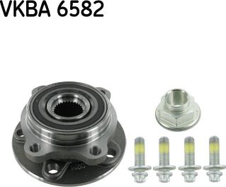 SKF VKBA 6582 - Комплект підшипника маточини колеса autocars.com.ua