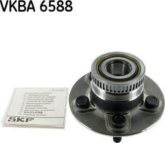 SKF VKBA 6588 - Комплект підшипника маточини колеса autocars.com.ua