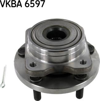 SKF VKBA 6597 - Комплект подшипника ступицы колеса autodnr.net