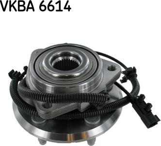 SKF VKBA 6614 - Комплект підшипника маточини колеса autocars.com.ua