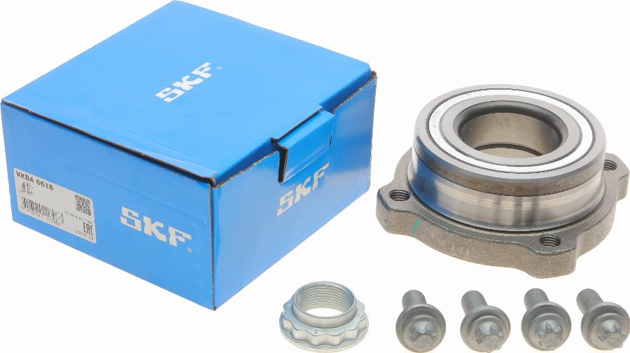 SKF VKBA 6618 - Комплект підшипника маточини колеса autocars.com.ua