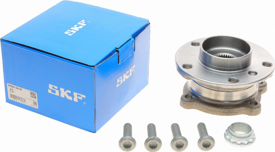 SKF VKBA 6619 - Комплект підшипника маточини колеса autocars.com.ua