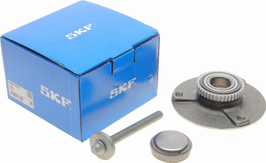 SKF VKBA 6624 - Комплект підшипника маточини колеса autocars.com.ua