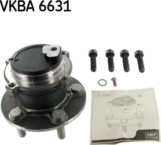 SKF VKBA 6631 - Комплект подшипника ступицы колеса autodnr.net