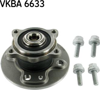 SKF VKBA 6633 - Комплект підшипника маточини колеса autocars.com.ua
