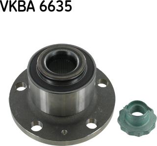 SKF VKBA 6635 - Комплект подшипника ступицы колеса avtokuzovplus.com.ua