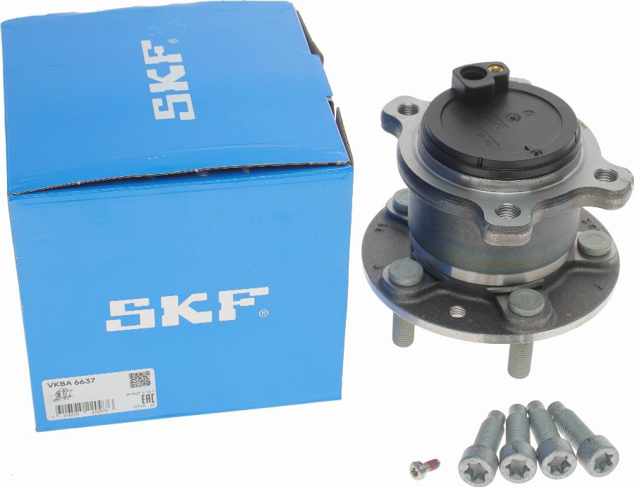 SKF VKBA 6637 - Комплект подшипника ступицы колеса avtokuzovplus.com.ua