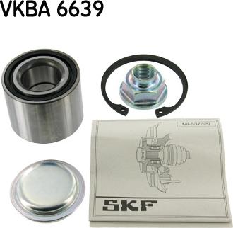 SKF VKBA 6639 - Комплект подшипника ступицы колеса autodnr.net