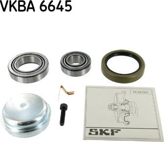 SKF VKBA 6645 - Комплект подшипника ступицы колеса autodnr.net