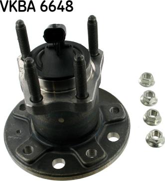 SKF VKBA 6648 - Ступица колеса, поворотный кулак autodnr.net